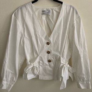 Urban Outfitters puffy sleeve blouse
